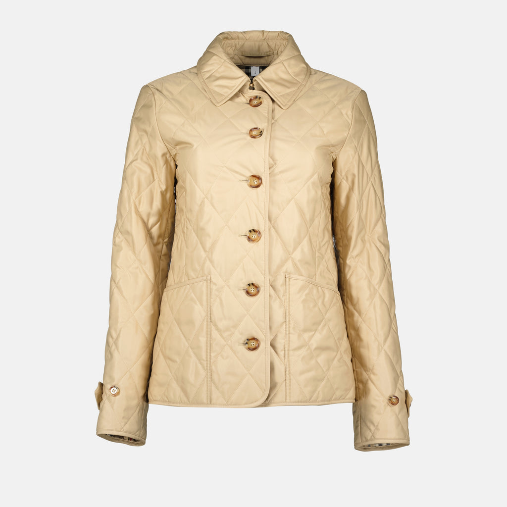 Vestes Veste matelassée beige Burberry Beige Femme
