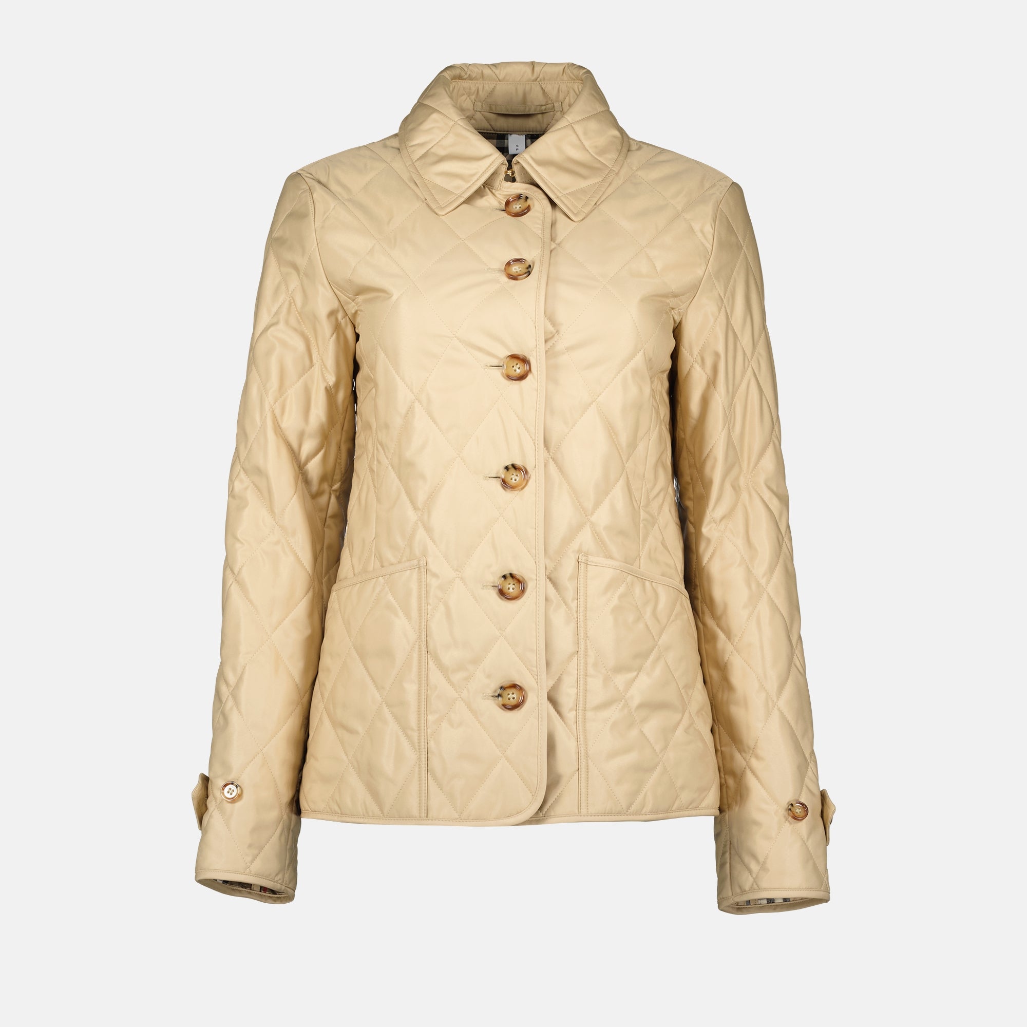 Veste matelassée beige