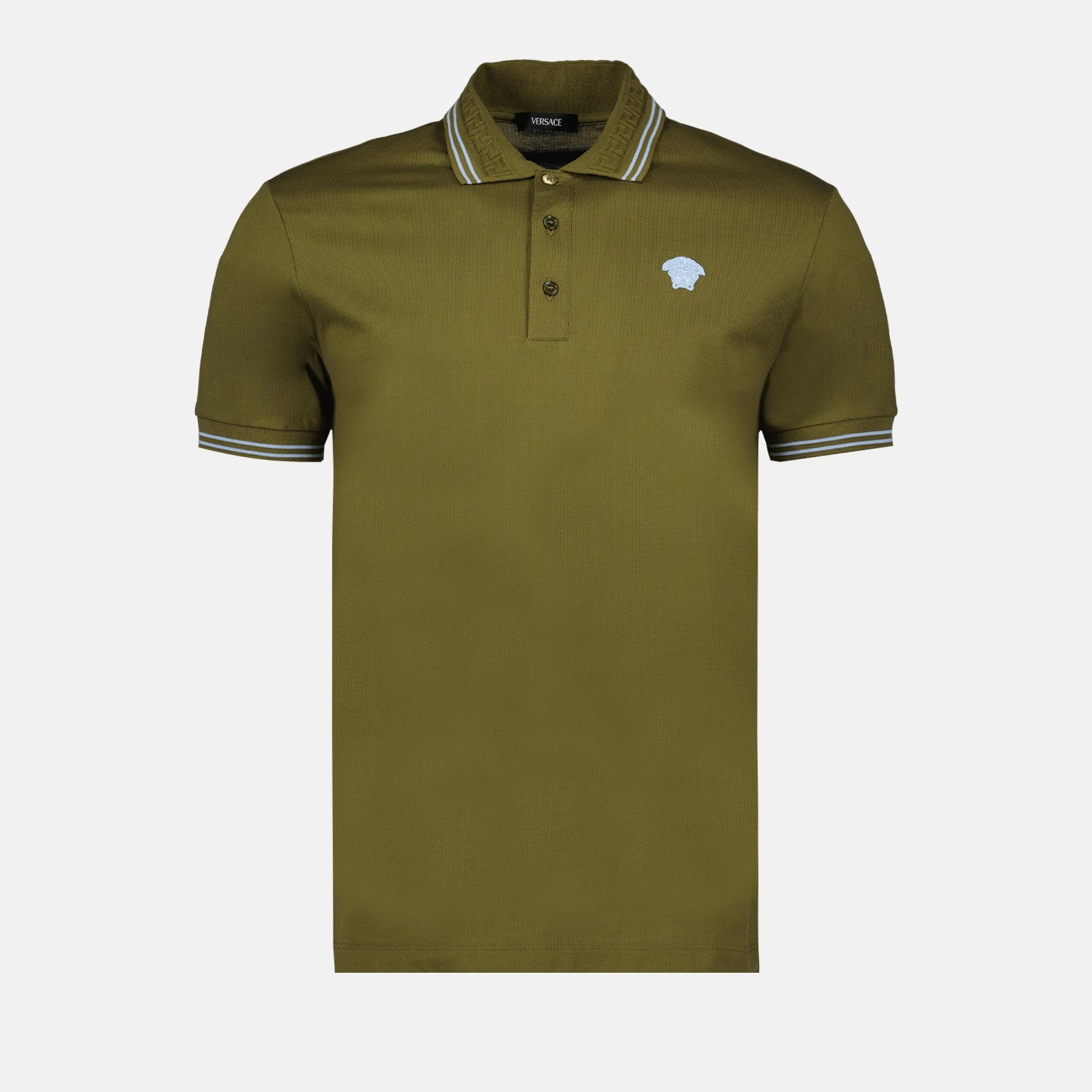 Polos Medusa Polo Versace Caqui Homme