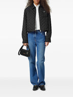 Chaquetas Chaqueta de Nylon Acolchada Versace Negro Femme
