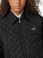 Chaquetas Chaqueta de Nylon Acolchada Versace Negro Femme