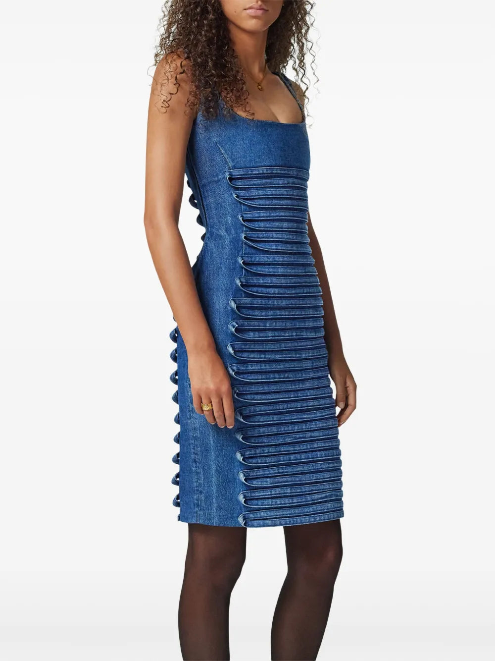 Robes Robe en jean Versace Bleu Femme