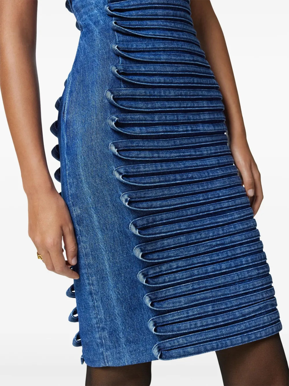 Robes Robe en jean Versace Bleu Femme