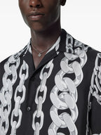 Hemden Medusa Chains Shirt Versace Schwarz Homme