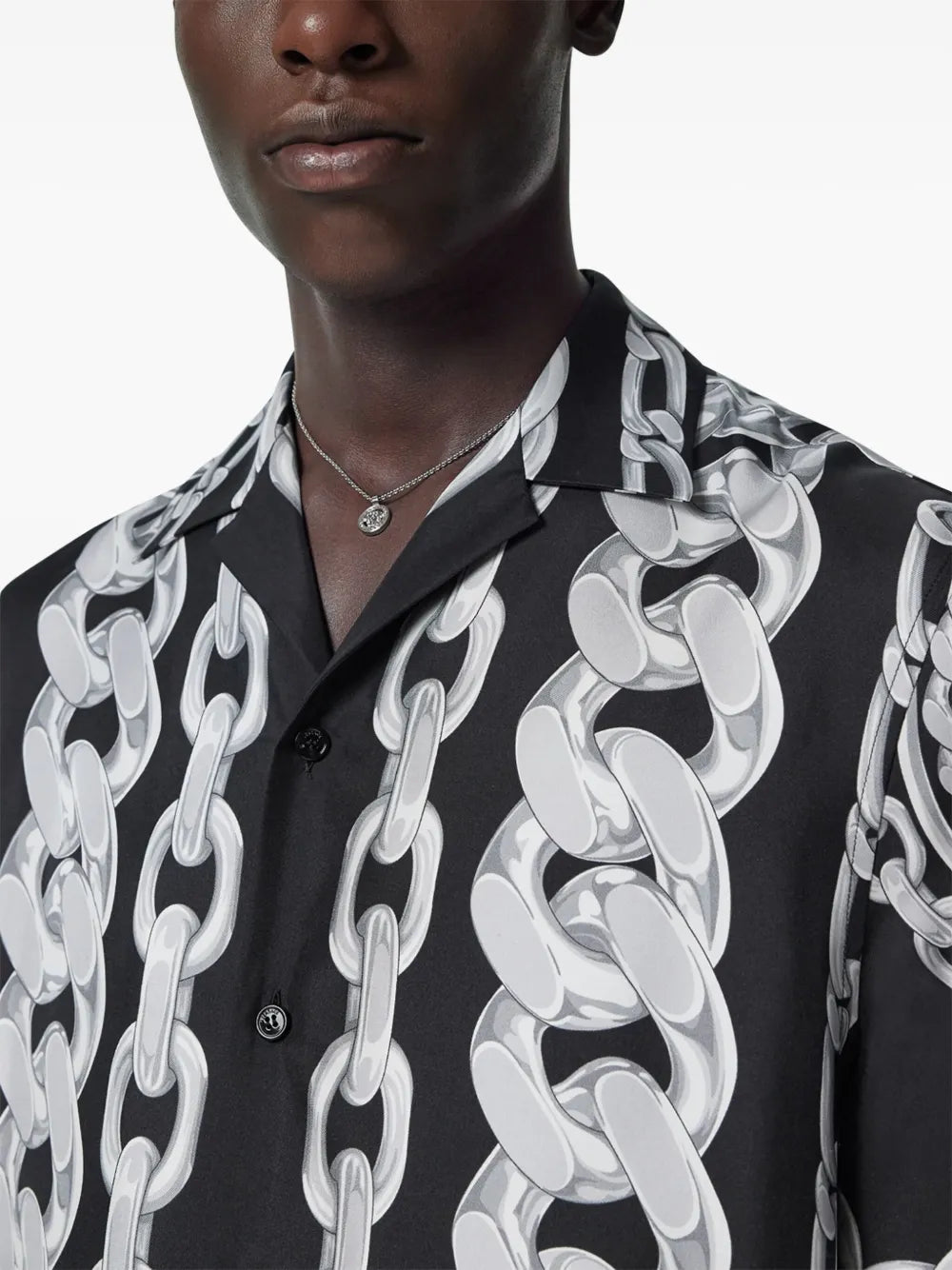 Hemden Medusa Chains Shirt Versace Schwarz Homme