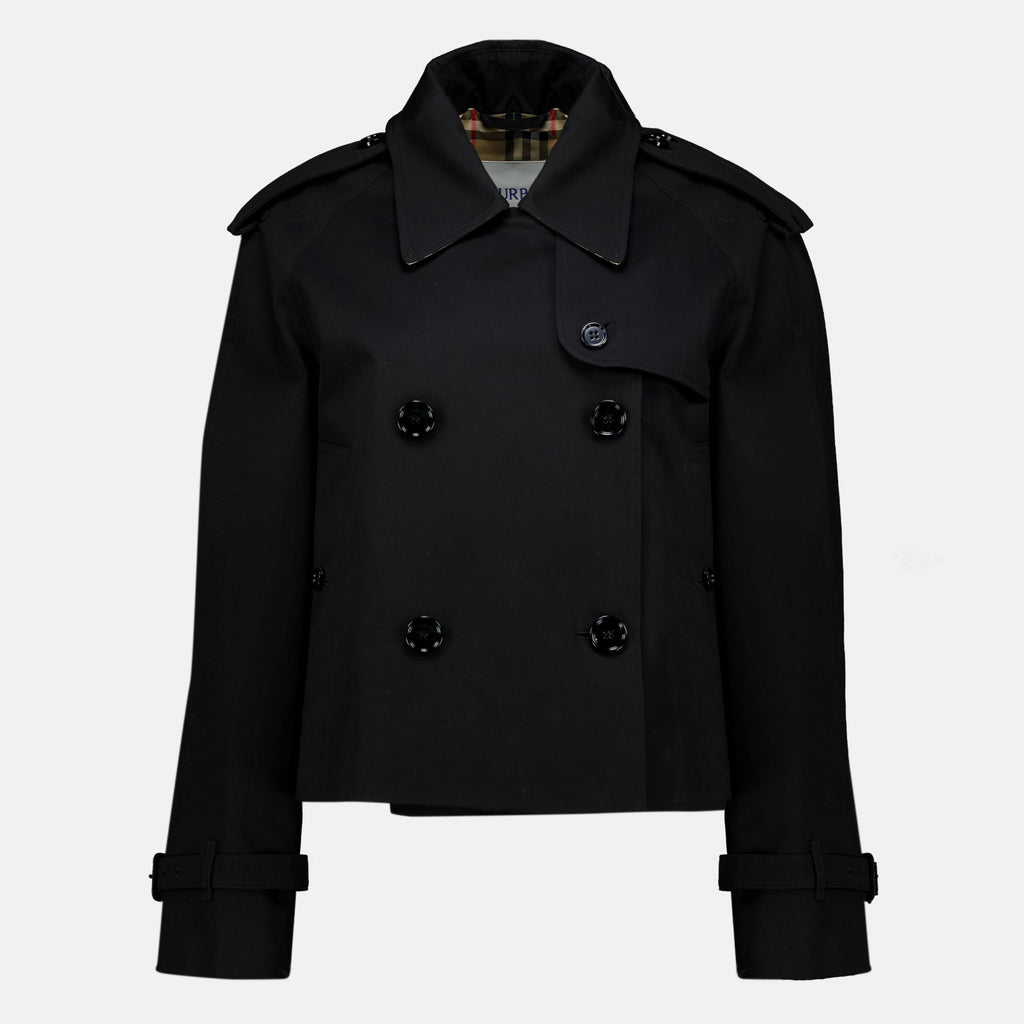 Manteaux Mayfair Black Trench Coat Burberry Noir Femme