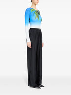 Pants Silk Pants Mm6 Black Femme