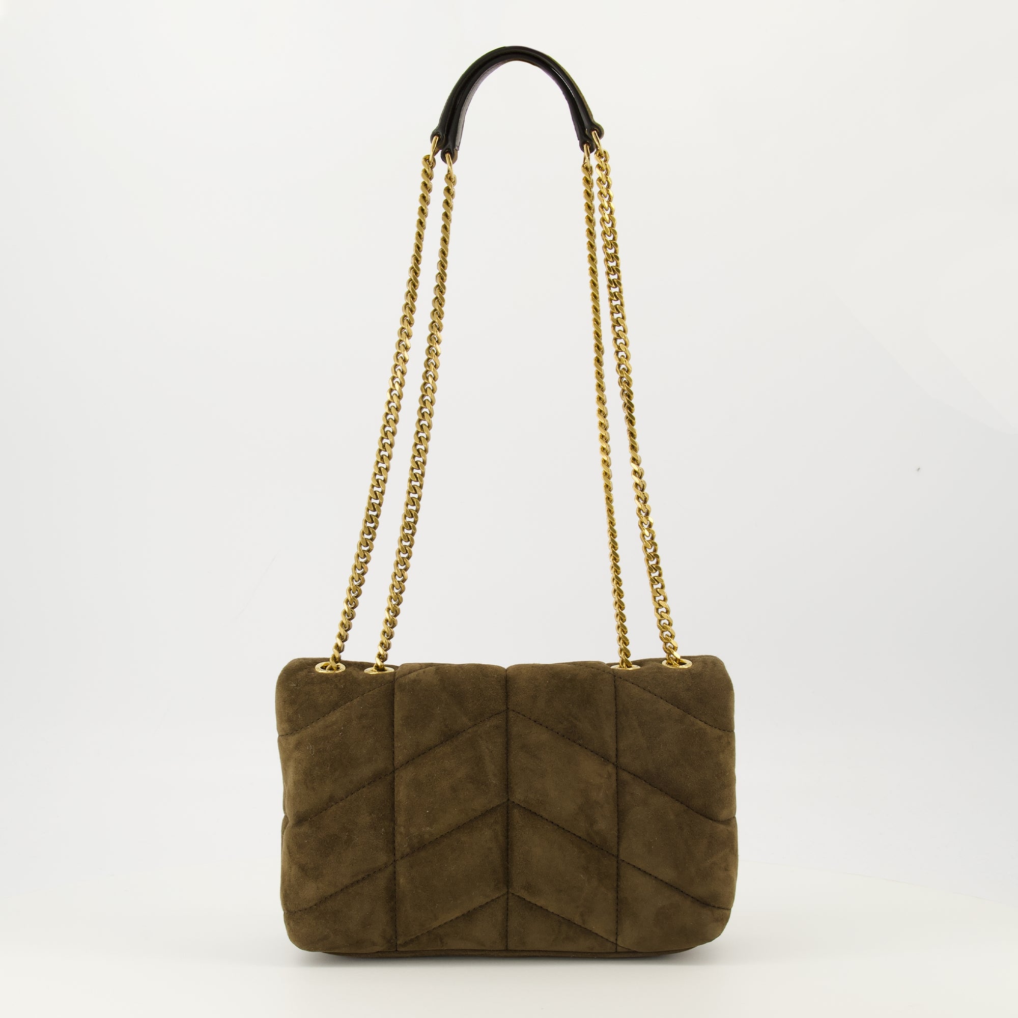 Image de l'article Sac Loulou Puffer Toy de la marque Saint Laurent pour Femme - Saison Automne-Hiver 2025 - Vue de Dos