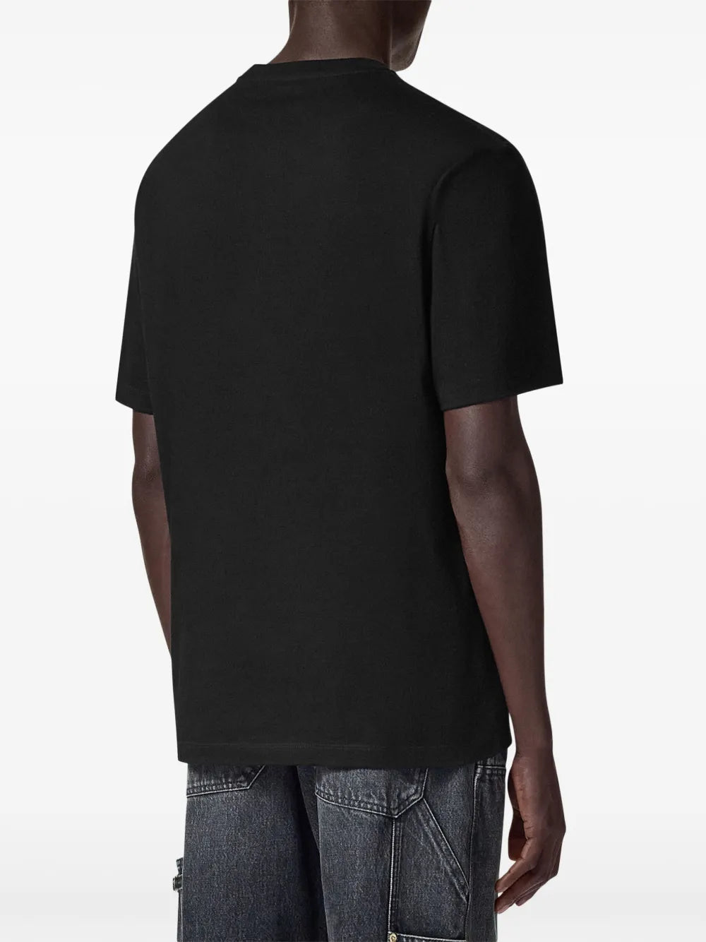 T-shirt T-shirt Maxi Chain Versace Nero Homme