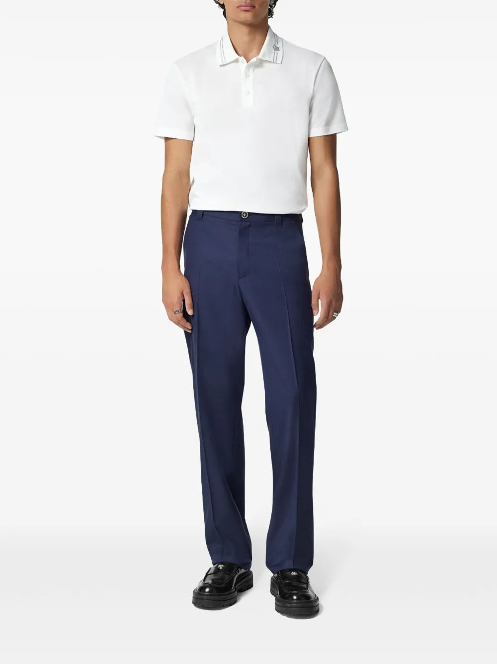 Polos Medusa Polo Versace Blanco Homme