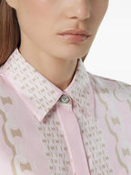 Camisas Camisa de Seda Versace Rosa Femme