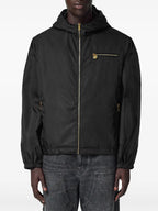 Vestes Coupe-vent en nylon Versace Noir Homme