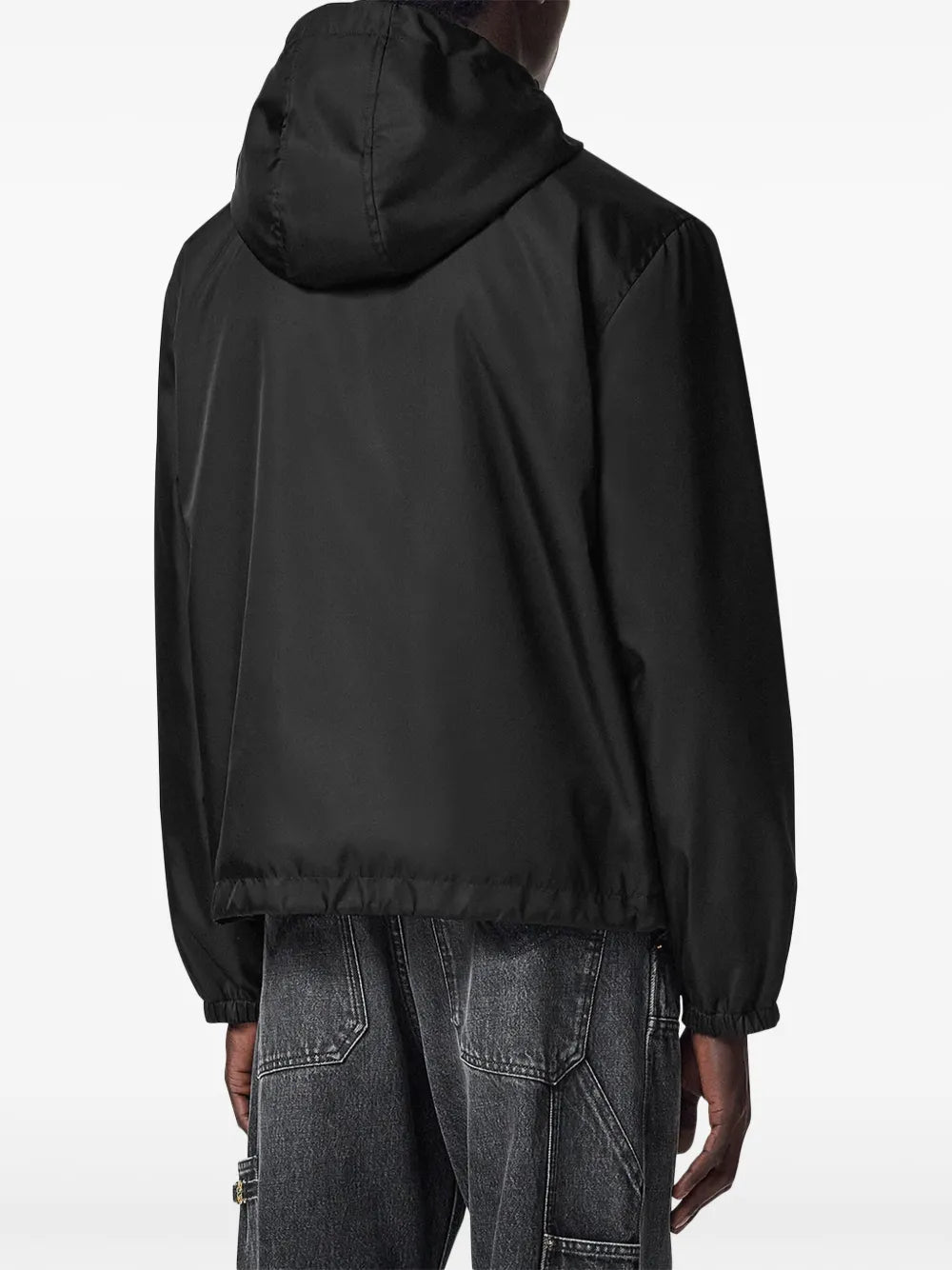 Vestes Coupe-vent en nylon Versace Noir Homme