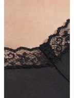Tops Top de Renda Mm6 Preto Femme