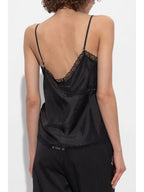 Tops Top de Renda Mm6 Preto Femme