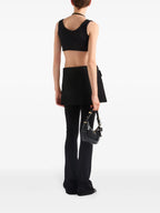 Tops Brassière logo Prada Noir Femme