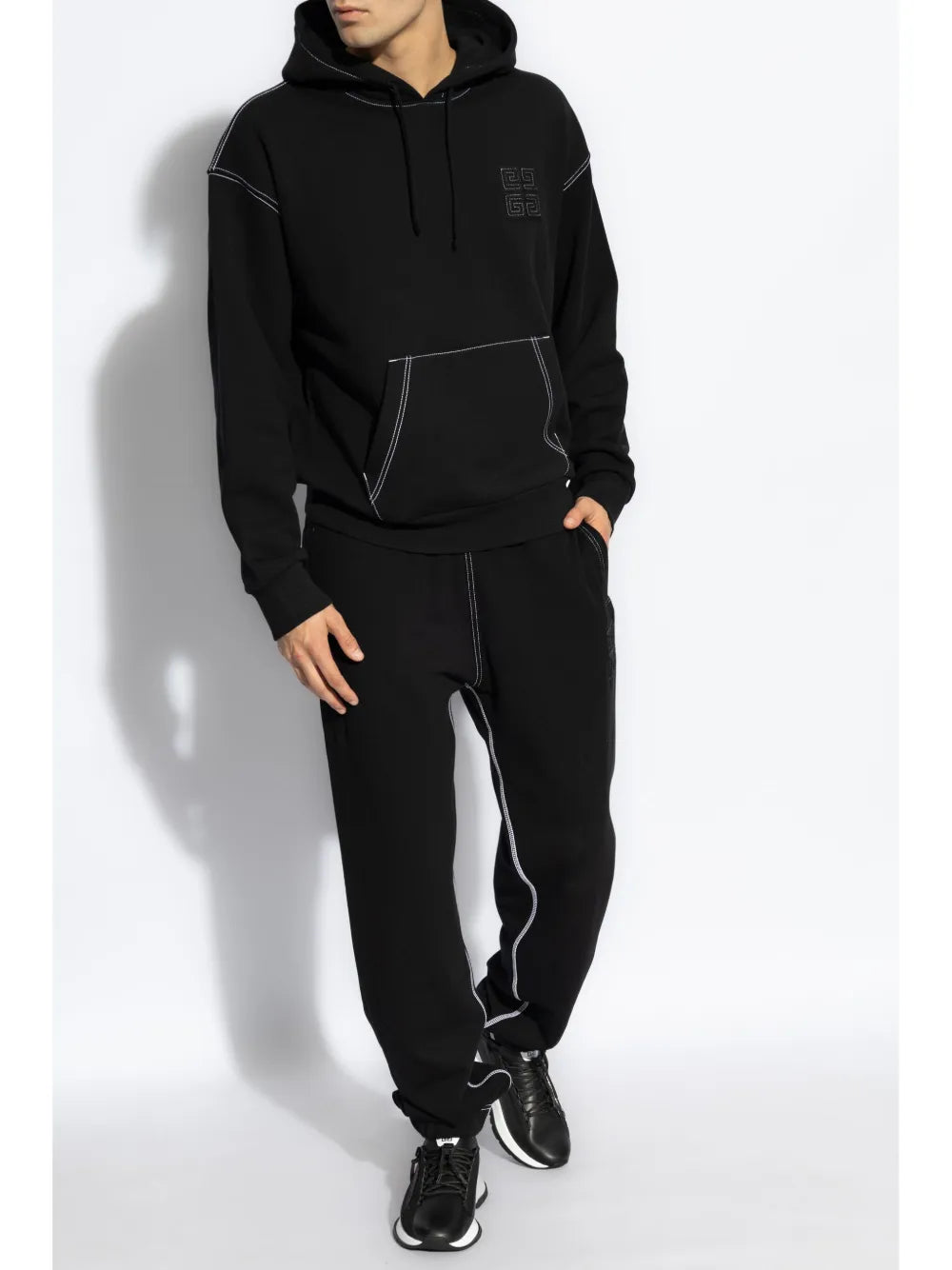 Pantalons Pantalon de jogging noir Givenchy Noir Homme