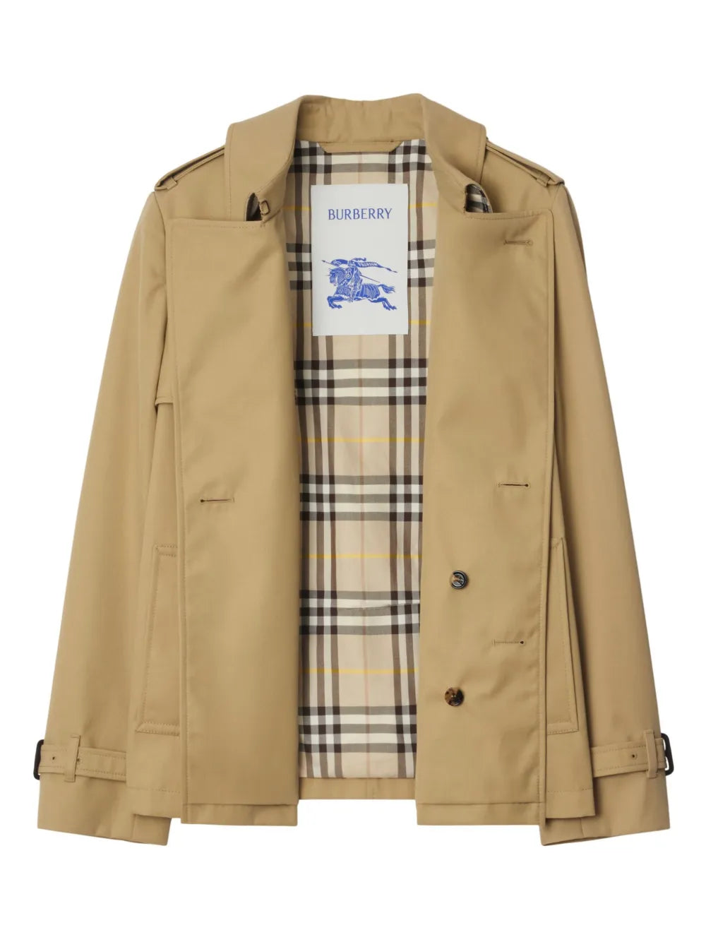 コート ショートトレンチコート Burberry ベージュ Femme