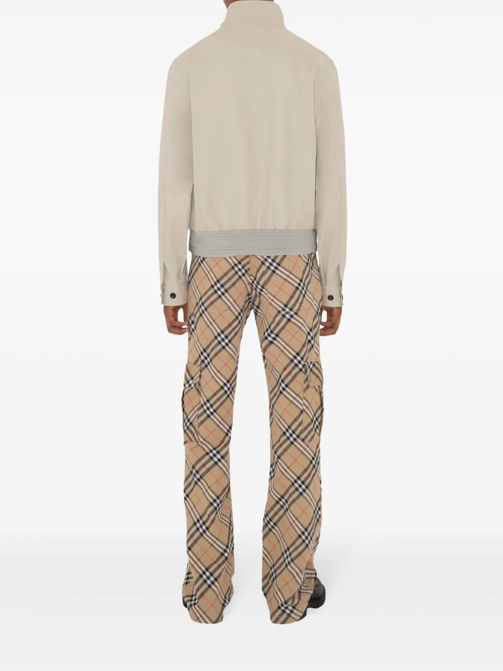 Pantalons Pantalon à carreaux Burberry Beige Homme
