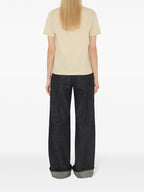Camisetas Camisola Cavalier Burberry Bege Femme