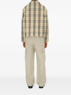 Jackets Checked Harrington Jacket Burberry Beige Homme