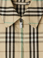 Jackets Checked Harrington Jacket Burberry Beige Homme