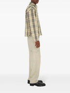 Jackets Checked Harrington Jacket Burberry Beige Homme