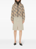 Vestes Coupe-vent à carreaux Cavalier Burberry Beige Femme