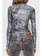 Tops Galaxy Top T-Akara Diesel Azul Mulheres