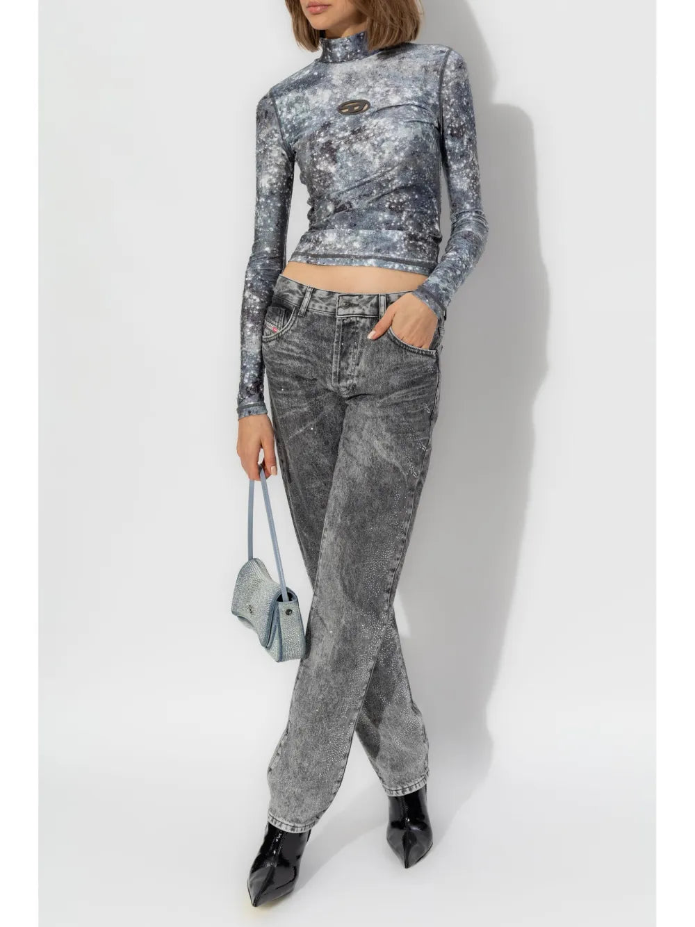 Tops Top galaxie T-Akara Diesel Bleu Femme