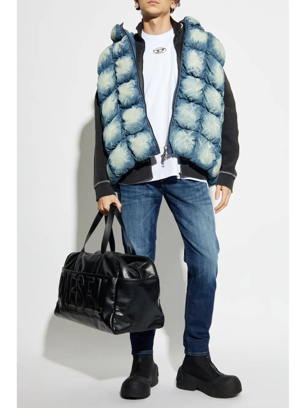 Pantalons Jean slim 2019 D-strukt Diesel Bleu Homme