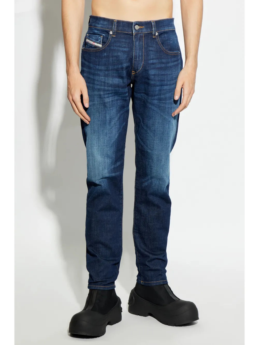 Pantalons Jean slim 2019 D-strukt Diesel Bleu Homme