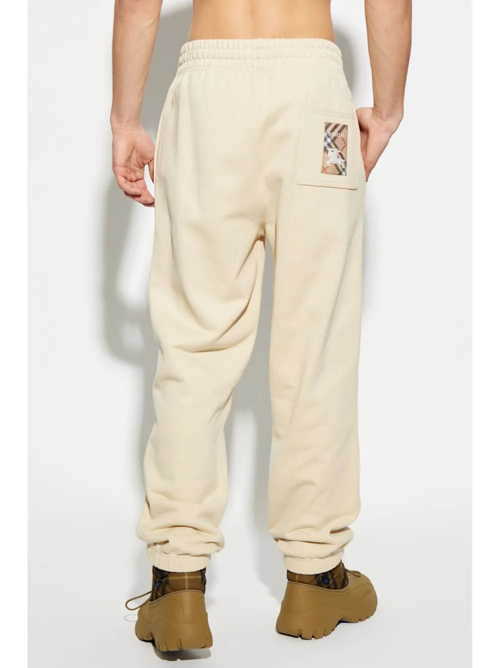 Pantalones Pantalones Jogging Burberry Beige Homme