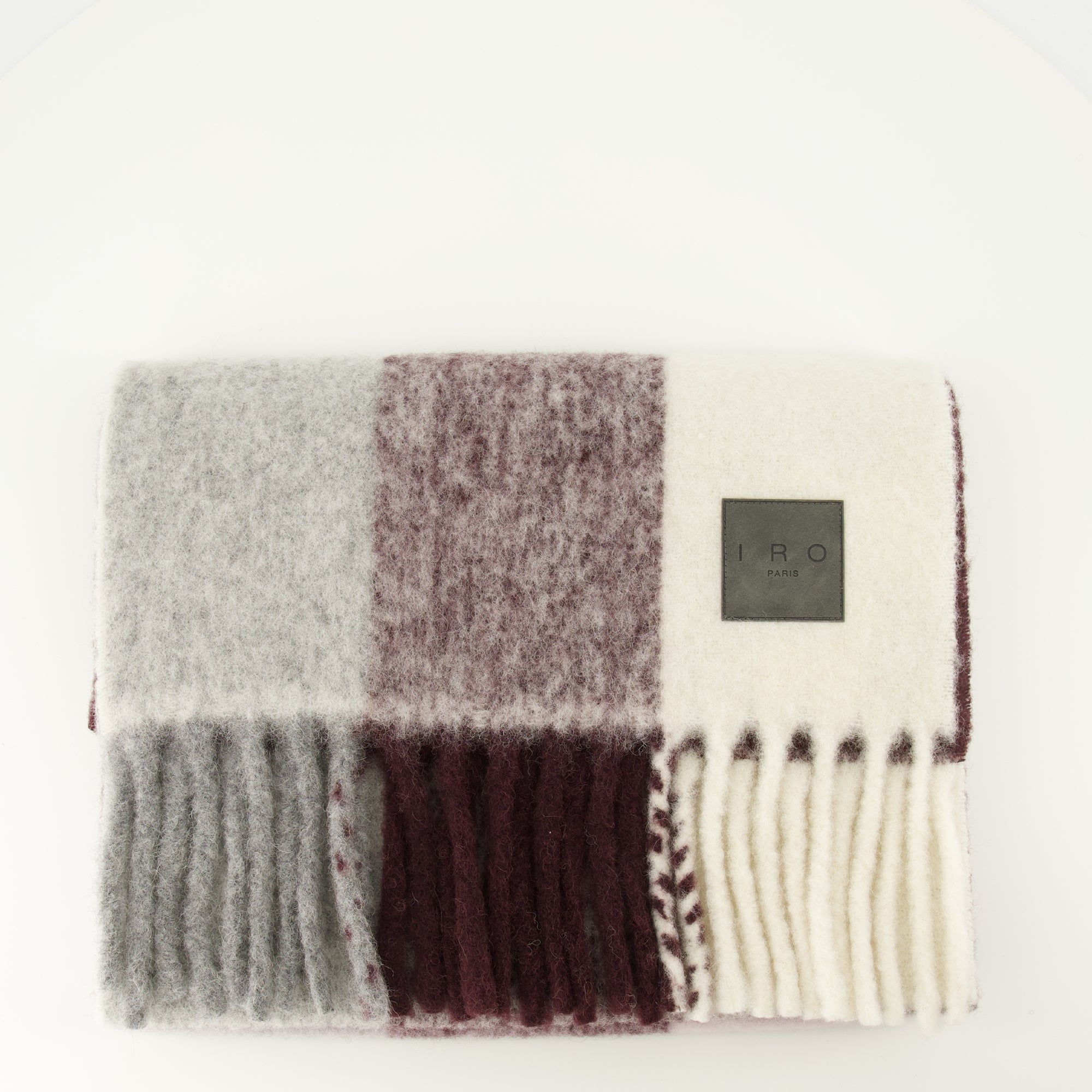 Image de l'article Écharpe à carreaux de la marque Iro pour Femme - Saison Automne-Hiver 2025 - Vue détaillée_3