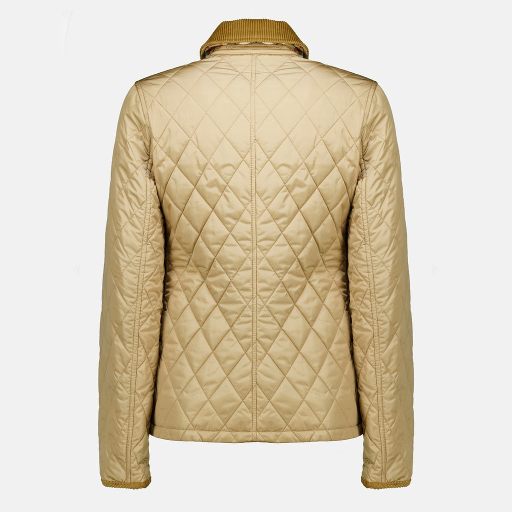Vestes Casaco Acolchoado em Nylon Bege Burberry Beige Femme