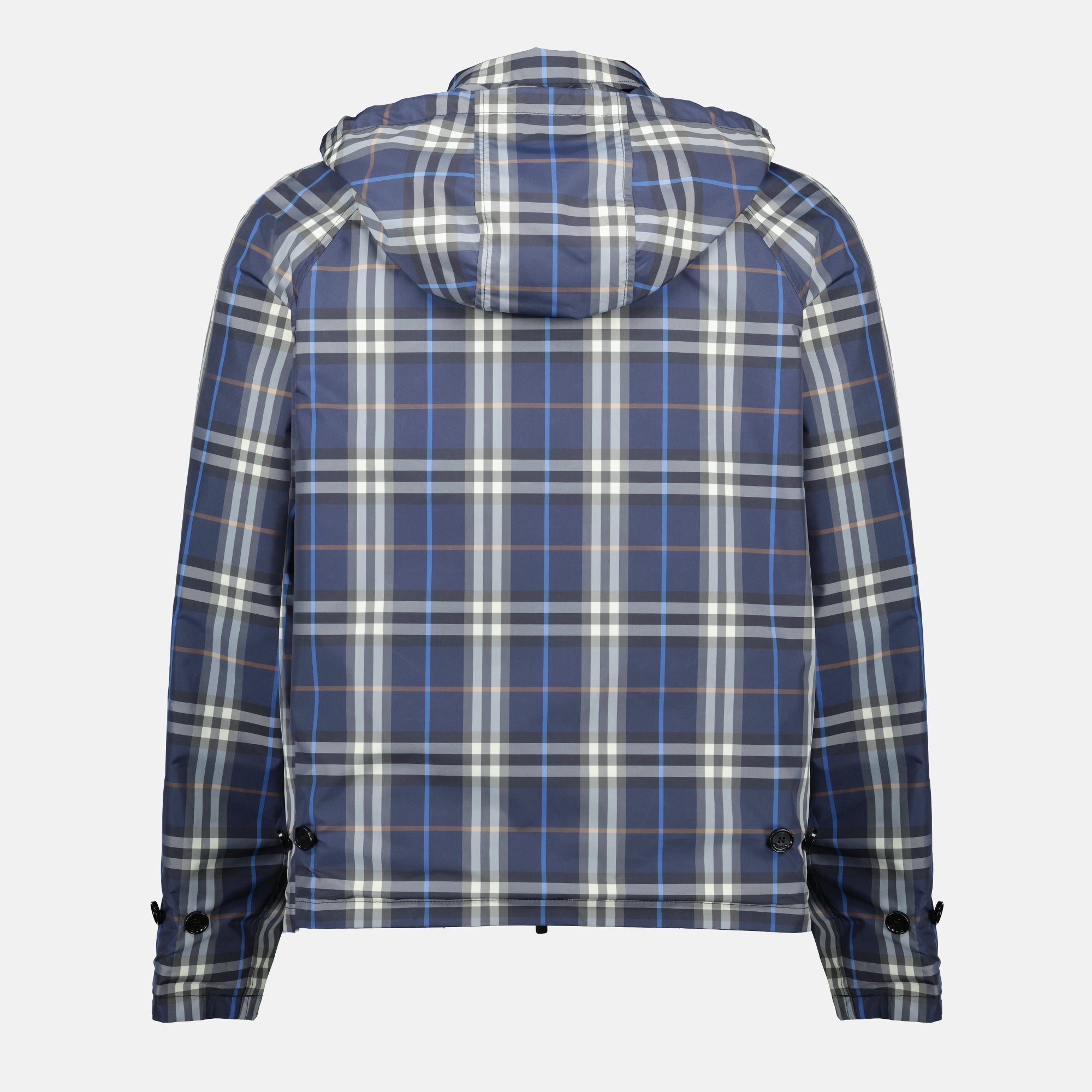 Image de l'article Veste réversible Check bleu marine de la marque Burberry pour Homme - Saison Printemps-Été 2026 - Vue détaillée_2