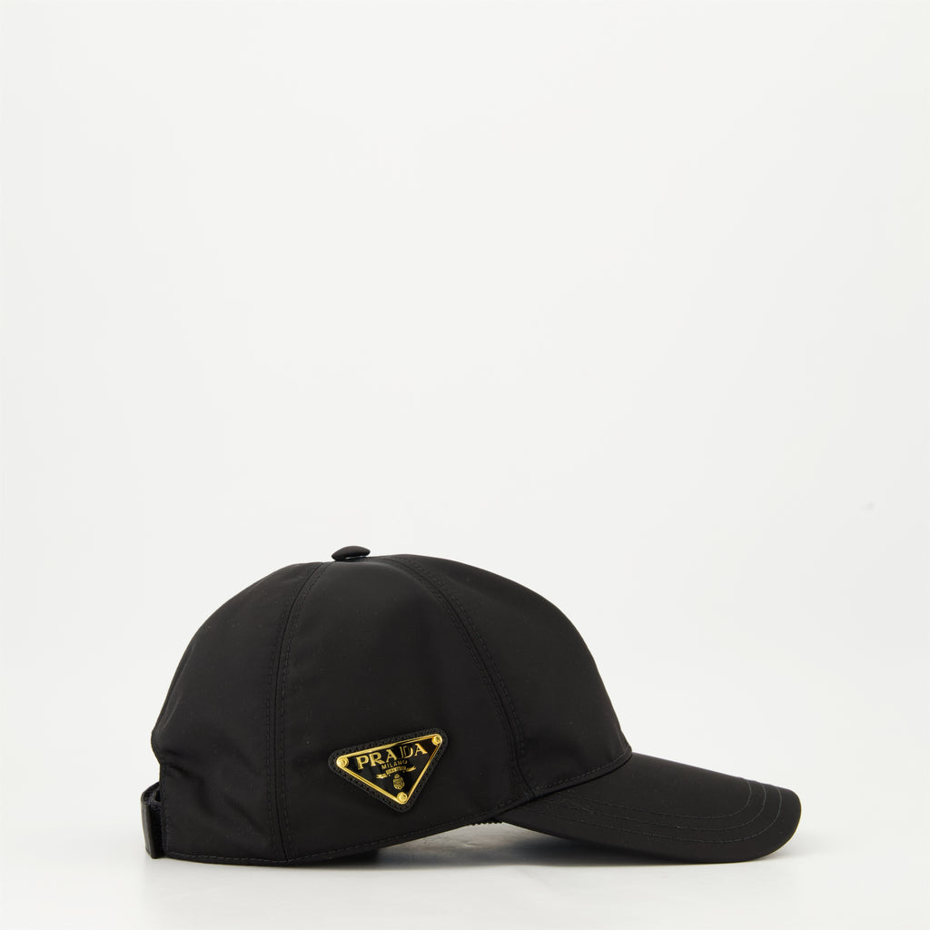Chapéus, bonés e gorros Casquette en Re-Nylon Prada Preto Femme