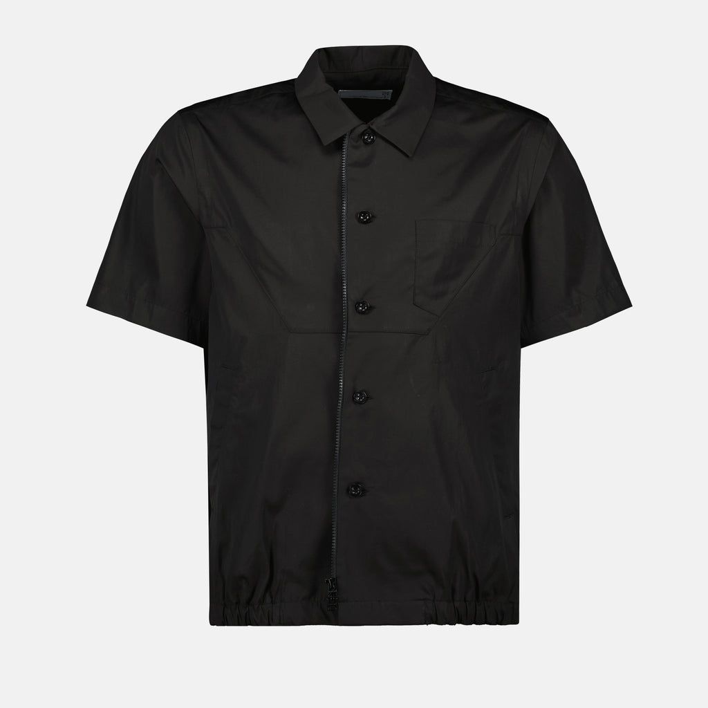 Camisas Camisa de Algodão Sacai Preto Homme