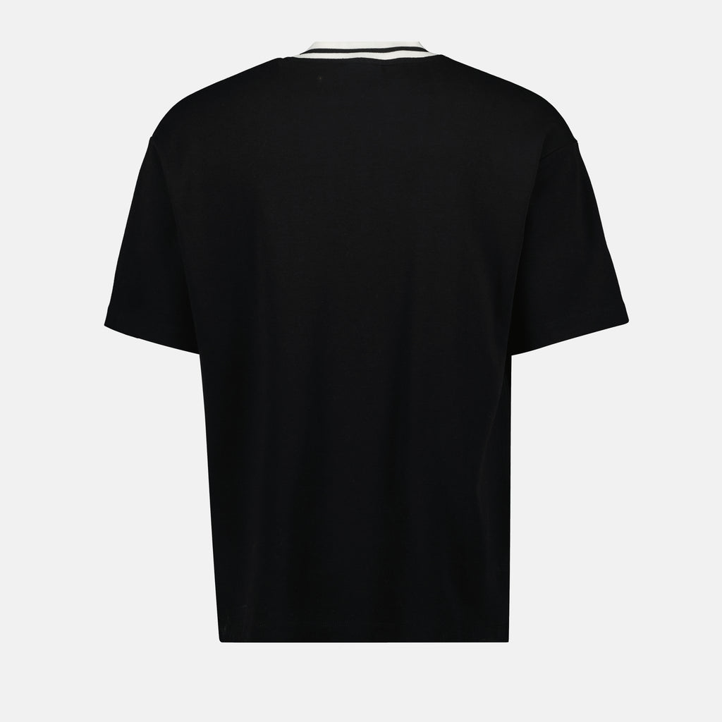 Camisetas T-shirt slogan sport Drole De Monsieur Negro Homme