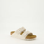 Sapatos abertos Chinelos Arizona Birkenstock Bege Femme