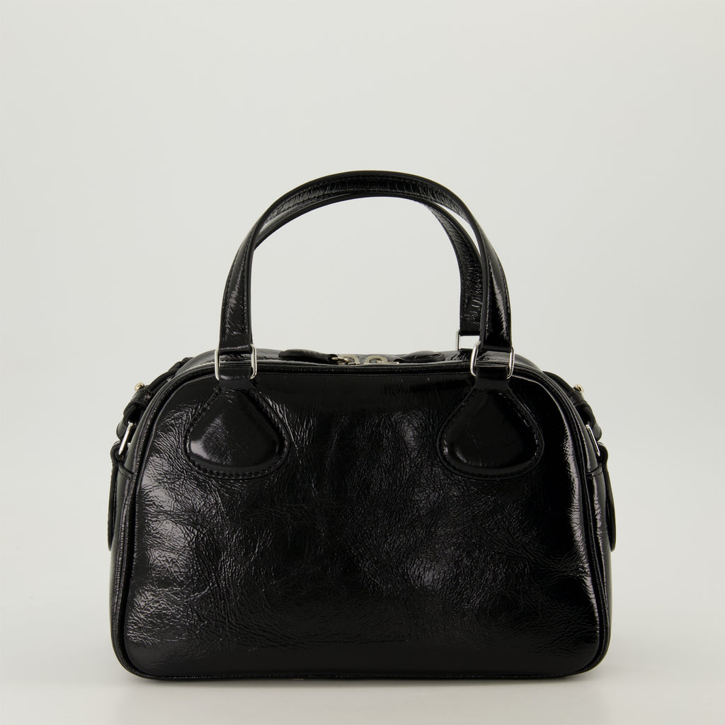 トートバッグ ボウリングバッグ リイシュー Courrèges 黒 ユニセックス