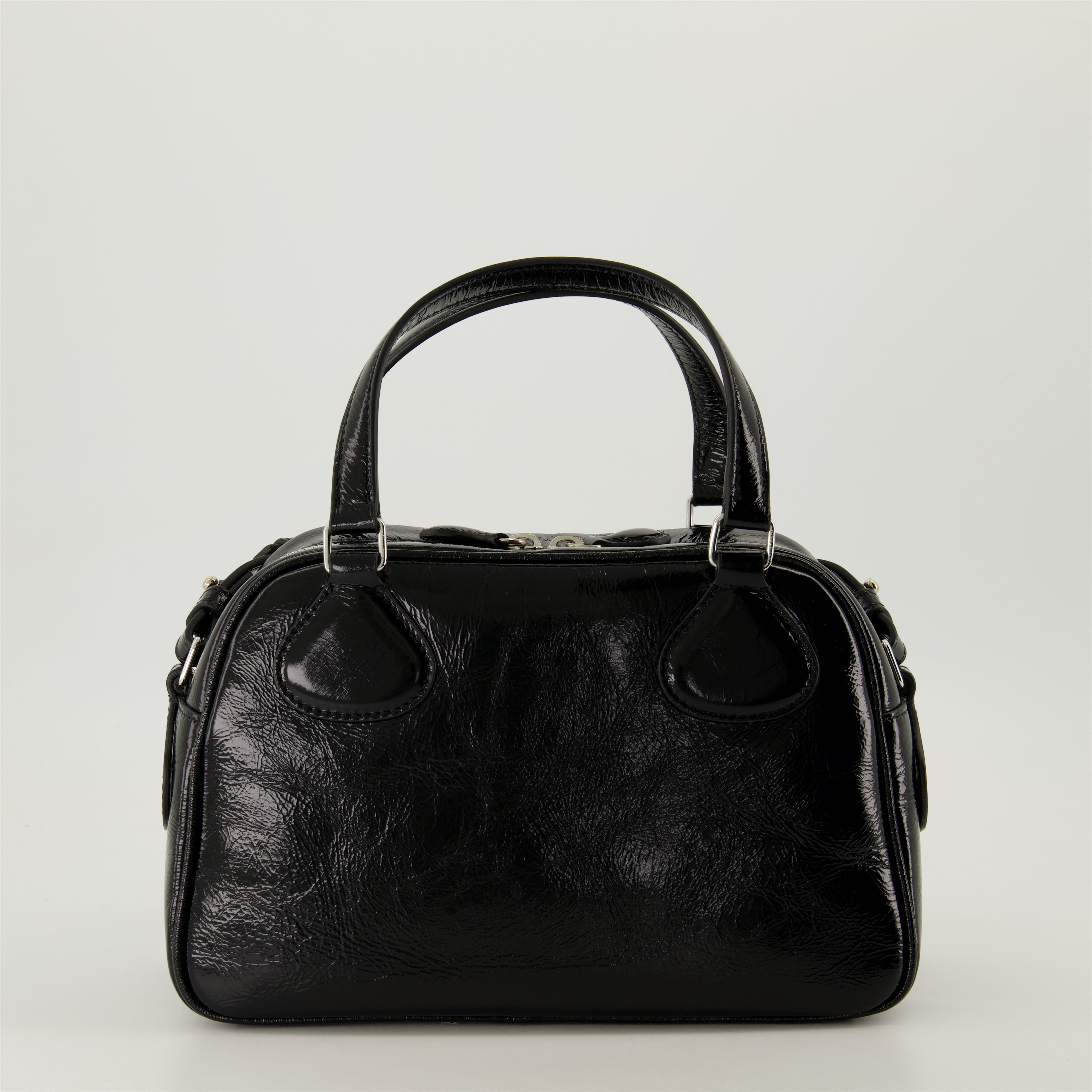 토트백 볼링 백 리이슈 Courrèges 검은색 남여공용