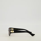 Lunettes Lunettes oeil-de-chat noir en acétate Valentino Garavani Noir Femme