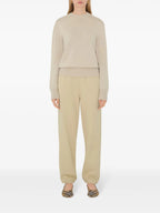 Calças Calças Jogging Cavalier Burberry Bege Femme
