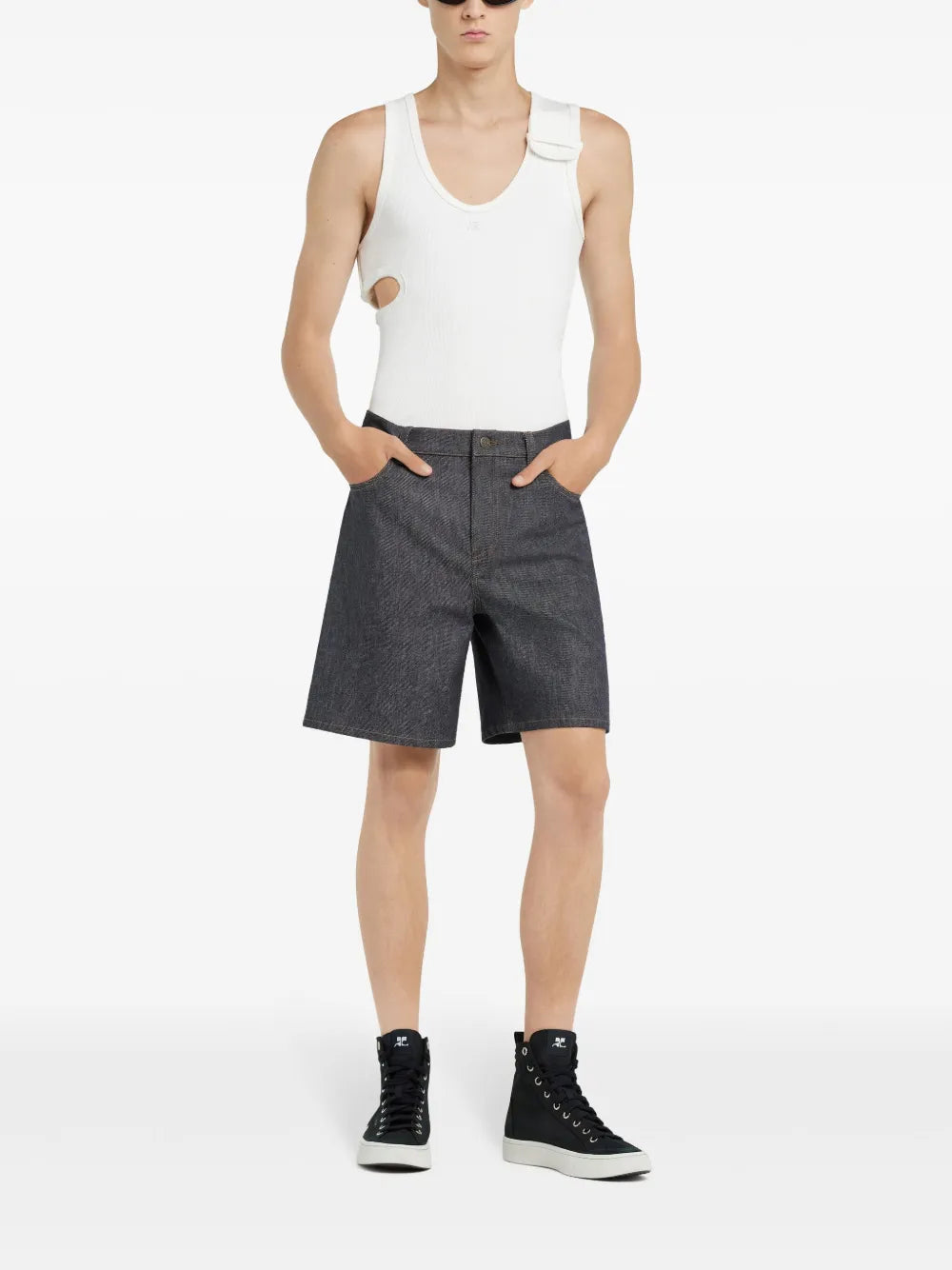 Shorts Short Hammer Courrèges Grigio Homme