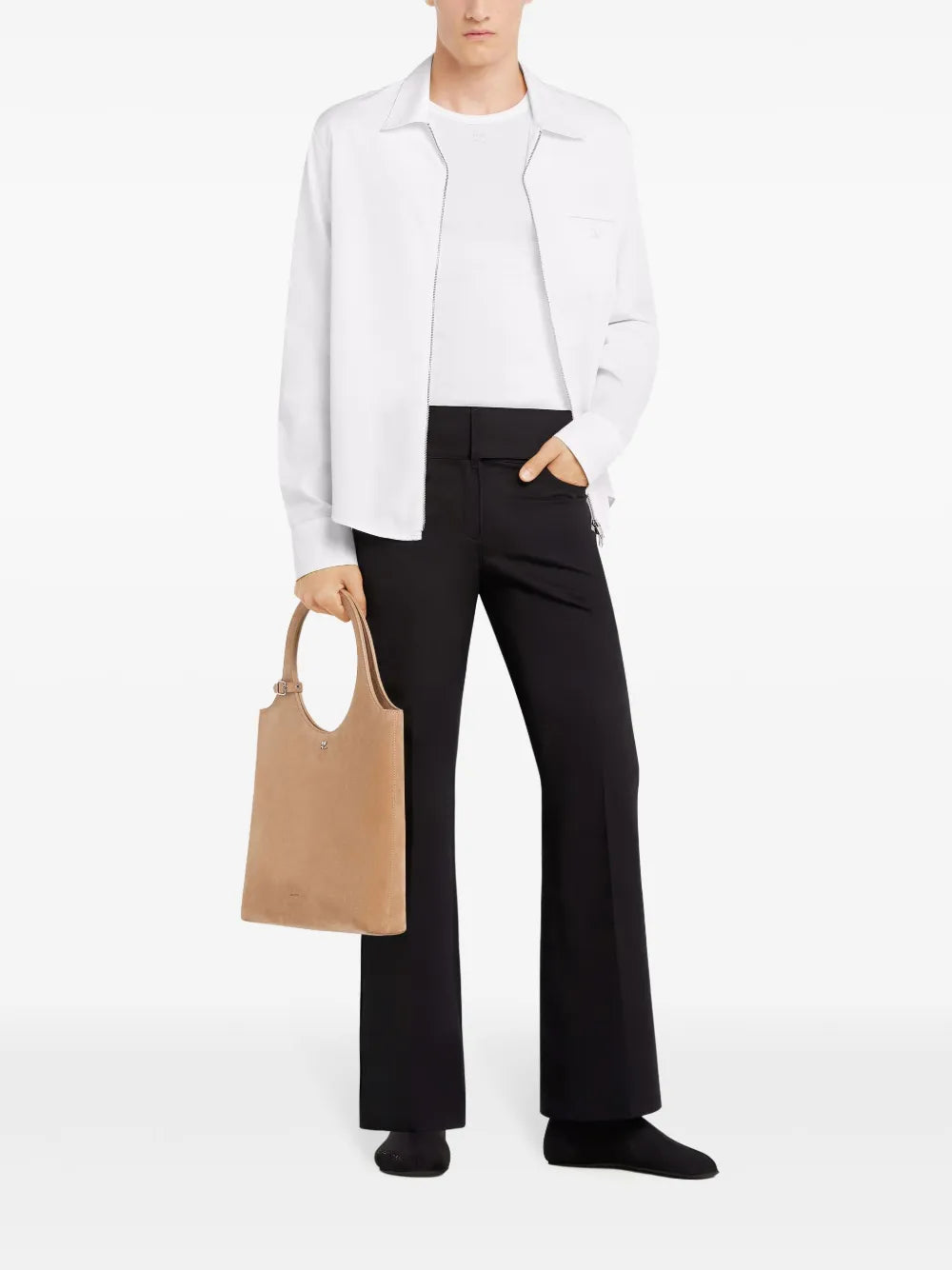 シャツ ジップアップシャツ Courrèges 白 Homme