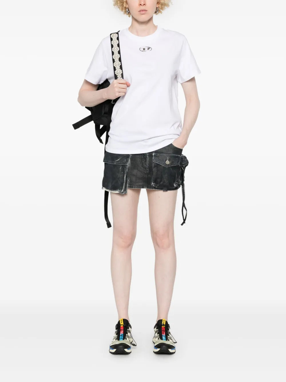 Camisetas T-Shirt Branca D-Uncuntie Diesel Branco Femme