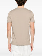 Camisetas T-shirt com Logótipo Desfocado Moncler Bege Homme