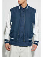 Vestes Bomber varsity en denim Givenchy Bleu foncé Homme