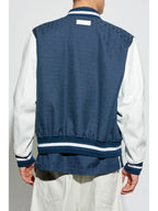 Vestes Bomber varsity en denim Givenchy Bleu foncé Homme